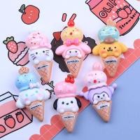 ราคา [4 #] Jibbitz Crocs กิ๊บติดผม รูปการ์ตูนไอศกรีมซานริโอ้ ไอศกรีม diy อุปกรณ์เสริม สําหรับตกแต่งเคสโทรศัพท์มือถือ รองเท้า เรซิ่น SC (16598701200)