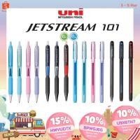 ราคา ปากกาลูกลื่น UNI JETSTREAM 101 แบบกดและปลอก ขนาด 0.5 และ 0.7 MM (1915907884)