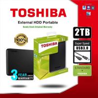 ราคา Toshiba External Harddisk 2TB ฮาร์ดดิสก์แบบพกพา HDD 2.5" USB 3.0 ฮาร์ดไดรฟ์คุณภาพสูง ที่เก็บข้อมูลแบบพกพา Harddisk Exter (22762020082)