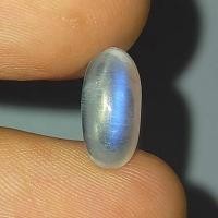 ราคา พลอย มูนสโตน มุกดาหาร เหลือบ ฟ้า น้ำเงิน ธรรมชาติ แท้ ( Natural Blue Flash Moonstone ) หนัก 2.22 กะรัต (12327204074)