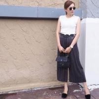ราคา New กางเกงอัดพลีทผ้ากำมะหยี่ (782977245)