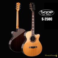 ราคา Sqoe กีตาร์โปร่ง/โปร่งไฟฟ้า 40 นิ้ว รุ่น S-250C (21078337370)