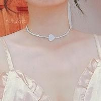 ราคา โชคเกอร์ สร้อยลูกปัด จี้รูปหัวใจ(ตัดจากเปลือกหอย) ~ (6513762286)
