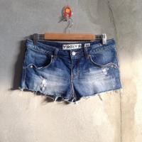 ราคา กางเกงยีนส์ขาสั้น Roxy (730283609)