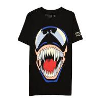 ราคา เสื้อยืดเวน่อม มาร์เวล Venom Marvel การ์ตูนลิขสิทธิ์แท้ รุ่น 1018-044 สีดำ Supercomics (7544718367)