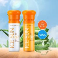 ราคา ซื้อ 1 แถม 1‼️ California Aloe Ice PuFF Sun Clear SPF 50+ PA++++ ใส่โค้ดลดได้อีกนะคะ (1272723941)