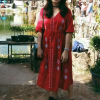 ราคา เดรสโบฮีเมี่ยน สีแดง (1946251277)