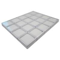 ราคา PY Beauty กล่องใส่อัญมณีกระจกใส กล่องใส่พลอย กล่องใส่เพชรพื้นสำลี ใส่พลอยไม่ขยับ ขนาด 4x4 เซนติเมตร จำนวน 20 กล่อง (4116322526)