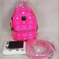 ราคา New mcm mini X neon pink (6137625520)