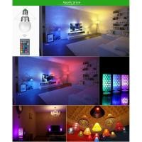 ราคา หลอดไฟ LED เปลี่ยนสีได้ 16 สี พร้อมรีโมท (286182026)