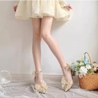 ราคา รองเท้าส้นสูงสีทองใส่ออกงานหรือรองเท้าเจ้าสาวได้นะค่ะ (22550968866)