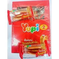 ราคา ยกแพค24ชิ้น Yupi frankfurter เยลลี่รูปฮ็อทด็อก ตรายูปี้ (20783764936)