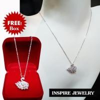 ราคา INSPIRE JEWELRYจี้หงส์เพชรCZ พร้อมสร้อยคอ และกล่องกำมะหยี่ งานswarovski เพชรสังเคราะห์ งานดูแพง (1406653905)