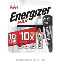 ราคา Energizer AA Max Alkaline ถ่าน จำนวน 4 ก้อน หรือ 6 ก้อน (E91) ของใหม่ ของแท้บริษัท (24558301823)