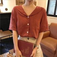 ราคา เสื้อเชิ้ต แขนสั้น สไตล์เกาหลี (3107446385)