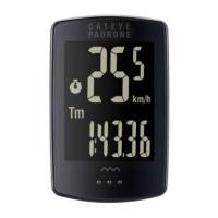 ราคา ไมล์จักรยาน Cateye Padrone Stealth Edition หน้าจอ LCD สีดำ (4525719143)