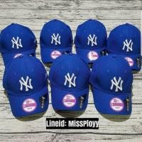 ราคา [สินค้าแท้100%] ลดเหลือ 960 ใช้ code BASD (ลูกค้าใหม่) หมวก NY New Era สีน้ำเงิน ดาราเซเลบริตี้ ใส่กันเพรี๊ยบบ!! (1059335313)
