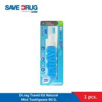 Dr.RAY Travel Kit Natural Mint Toothpaste ดอกเตอร์ เรย์ ทราเวลคิท เนเชอรัลมิ้นท์ ยาสีฟัน 90 กรัม + แปรงสีฟัน