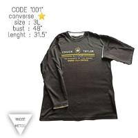 ราคา 001 เสื้อ Converse แขนยาว (7928224056)