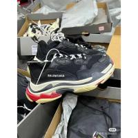 ราคา Balenciaga triple S รองเท้าผ้าใบลําลอง ข้อสั้น ผ้าตาข่าย สีดํา สําหรับผู้ชาย ผู้หญิง เหมาะกับการเล่นกีฬา พร้อมส่ง (25510946020)