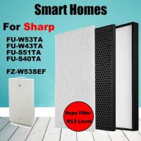 ราคา (พร้อมส่ง) แผ่นกรองคาร์บอน Hepa FZ-W53SEF สําหรับเครื่องฟอกอากาศ Sharp FU-W53TA FU-W43TA FU-S51TA FU-S40TA (19775939796)