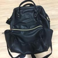 ราคา เป้หนัง anello แท้ สีดำ หิ้วจากญี่ปุ่น classic 15" (2591113844)