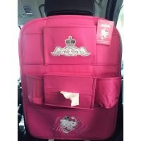 ราคา ลิขสิทธิ์แท้ คิตตี้ ที่ใส่ของหลังเบาะ กระเป๋าใส่ของอเนกประสงค์ Hello Kitty Car Multi-Pocket Hanging Organizer PU Leather (2348562751)