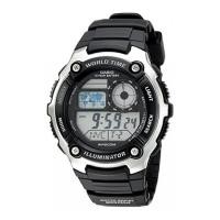 ราคา Casio Standard นาฬิกาข้อมือผู้ชาย สายเรซิน รุ่น AE-2100W-1AVDF - สีดำ (825987847)