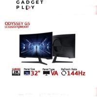 ราคา [กรุงเทพฯ ด่วน 1 ชั่วโมง]Samsung Monitor Gaming Curved 27/32'' รุ่น Odyssey G5 LC27G55TQWEXXT/LC32G55TQWEXXT 2K QHD 144H (21811013520)