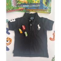 ราคา แท้‼️ Polo Ralph Lauren เสื้อโปโลเด็ก สีดำ size 24m ม้าใหญ่ เท่ห์จัด (24917876302)