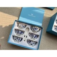 ราคา WEDGWOOD Wedgwood Live hibiscus Gold series home bone China bowl and spoon set 6 bowls 6 spoons (22962100602)