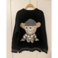 ราคา เสื้อสเวตเตอร์สีดำลายหมี 3D แบบ Over size มือหนึ่ง ผ้านุ่มมาก ใส่หน้าหนาวอุ่นสบาย (19094480913)