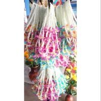 ราคา พวงมาลัยสงกรานต์ พวงมาลัยคล้องคอฮาวาย สีสันสดใส พวงมาลัยคล้องคอ ลีลาวดี (6818106469)