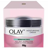 ราคา Loay moisturising cream for sensitive skin โอเลย์มอยเจอร์ไรซิ่งครีมสูตรอ่อนโยน 50 g. (3667218745)
