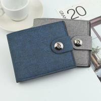 ราคา (พร้อมส่ง)J10136 กระเป๋าสตางค์ลําลอง ผ้าแคนวาส แบบนิ่ม แต่งหัวเข็มขัดแม่เหล็ก สามารถใส่บัตรได้หลายช่อง แบบเรียบง่าย สําห (25010399292)