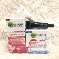 ราคา Garnier Ageless การ์นิเย่ White Anti-Aging Day Serum / Night Sleeping Mask 50ml แพคคู่ ของแท้ (13240496108)