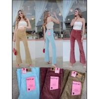 ราคา กางเกงเอวสูงขาม้าป้ายbackup(ผ้าลูกฟูก) (3035854616)