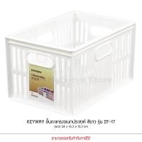 ราคา KEYWAY ตะกร้า อเนกประสงค์ รุ่น DT-17 ชั้นตะแกรง สีขาว (ขนาด 16.3 x 24 X 13.3 cm) (4835799808)