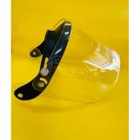 ราคา กระจกหมวกกันน็อค วินเทจ นิรภัย อย่างดีสีใส แว่นหน้าหมวก กระดุม3เม็ด (23535753747)