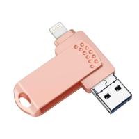 ราคา แฟลชไดรฟ์ 3 in1 usb 2TB สําหรับ iPhone 11 12 14 Pro ipad OTG Pen Drive HD Memory Stick micro usb android (19695835320)