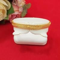 ราคา สร้อยข้อมือทองเลสแบน ตะขอตัวเอ็น น้ำหนัก 1 บาท ความยาว 7 นิ้ว หุ้มเศษทองแท้เยาวราช ทองชุบ ใส่แทนของแท้ได้ (17230096603)