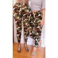 ราคา กางเกงแฟชั่นขายาวลายพรางลายทหาร (12030743038)