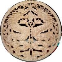 ราคา ไม้สักแกะสลัก มังกรคู่ (4301782846)