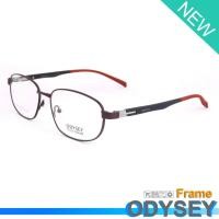 ราคา Odysey แว่นตา รุ่น 8181 C-5 สีแดง กรอบเต็ม ขาสปริง วัสดุ สแตนเลส สตีล (สำหรับตัดเลนส์) Eyeglasses (2871894831)