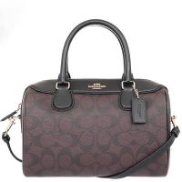 ราคา กระเป๋า Coach แท้ กระเป๋าสะพาย รุ่น F32203 Black/Brown (13008671314)
