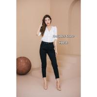 ราคา กางเกงดอลลี่ รุ่น#6058 เอวด้านหลังเป็นยางยืด เนื้อผ้าดีมาก กางเกงทำงานเข้ารูป ทรงสวย ใส่ได้ทุกโอกาส (20334139727)