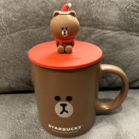 ราคา Starbucks Line Friends Brown Bear Topper 12oz (15616569085)