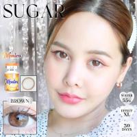 ราคา คอนแทคเลนส์✨ขนาดมินิ✨Brown / Gray✨ Mini Sugar (Montra) (18770323655)