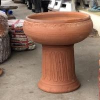 ราคา อ่างดินเผาขอบปากกลม 15 นิ้ว พร้อมขาตั้ง (7436873114)