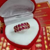 ราคา แหวนนาคทับทิมไข่ปลา#แหวนเศษนาคแท้#แหวนพลอยชมพู (18114105220)